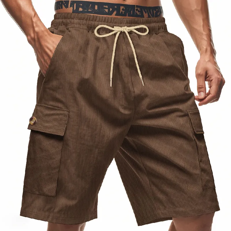 Men's Casual Striped Texture Casual Shorts MTA0712D1X sold by Manly product image thumbnail 5
