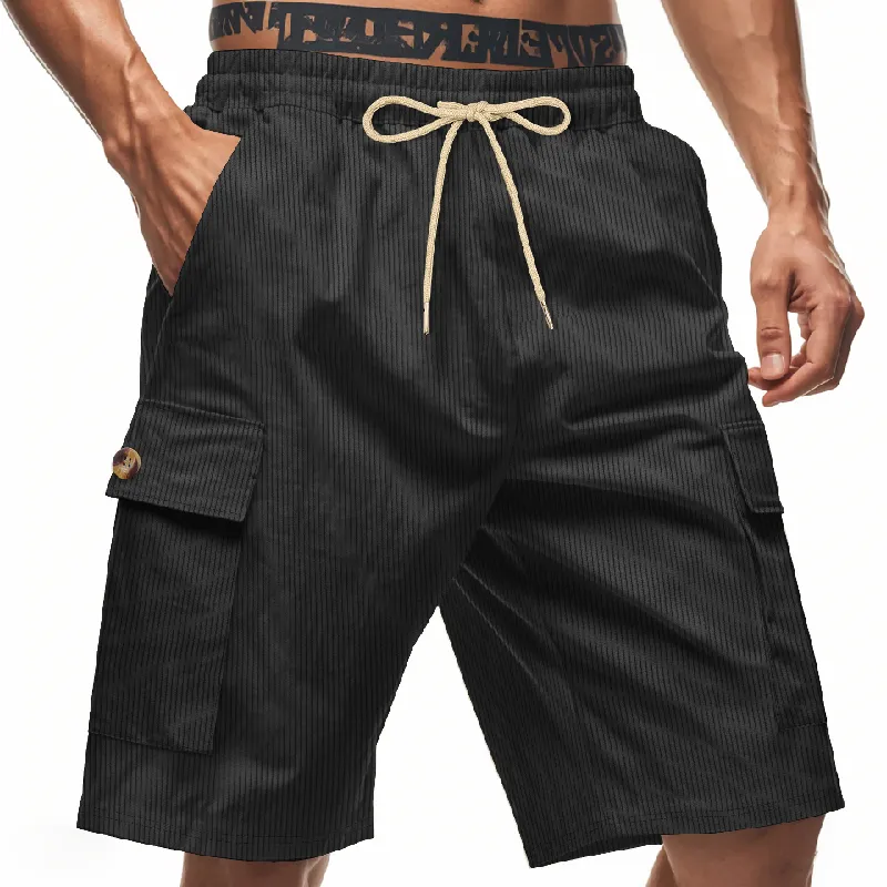Men's Casual Striped Texture Casual Shorts MTA0712D1X sold by Manly product image thumbnail 4