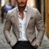 Men's Cotton And Linen Casual Blazer MTA0385D0X sold by Manly