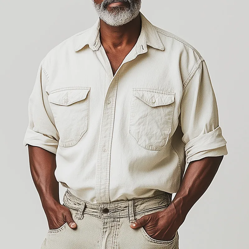 Men's Spring Simple Solid Color Casual Sports Long Sleeve Shirt MTA1041D7P sold by Manly product image thumbnail 2