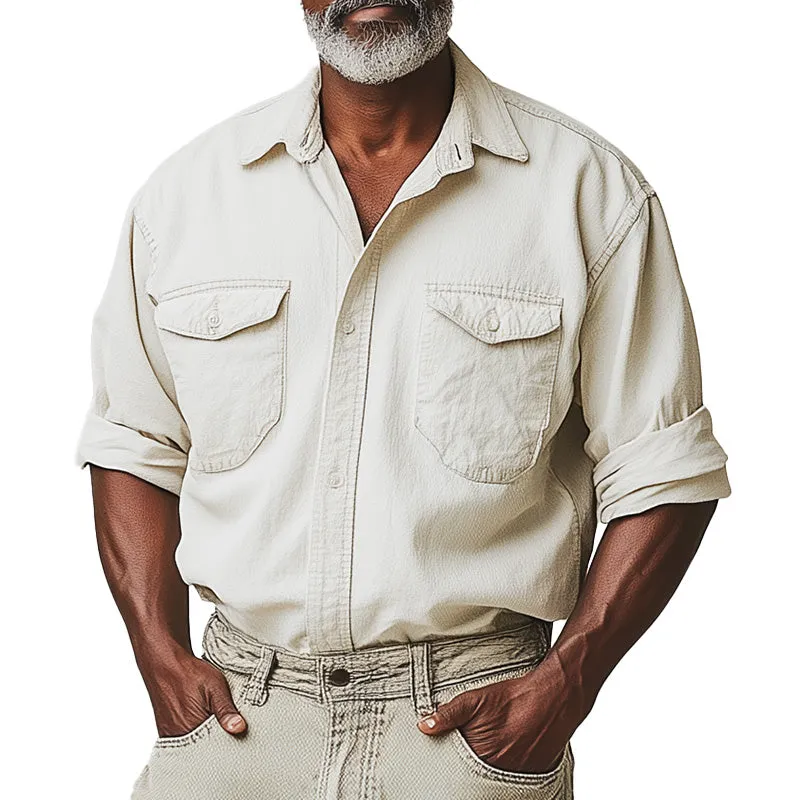 Men's Spring Simple Solid Color Casual Sports Long Sleeve Shirt MTA1041D7P sold by Manly