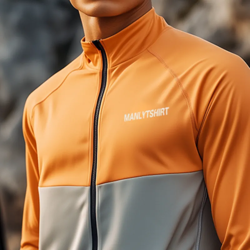 Men's Sports Casual Quick-Drying Stand Collar Zipper Sun Protection Jacket MTA1088D5TO sold by Manly product image thumbnail 3