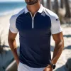 Men's Sports Casual Quick-Drying Short-Sleeved Polo Shirt MTA1045D5TO sold by Manly