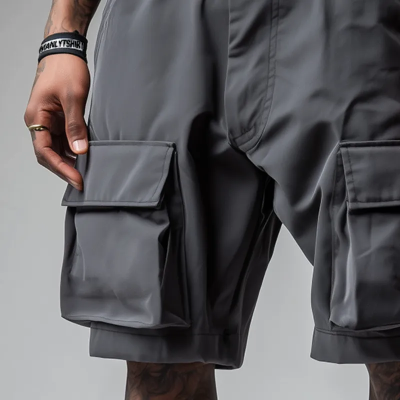Men's Casual Functional Big Pocket Cargo Shorts MTA1004D4TO sold by Manly product image thumbnail 3