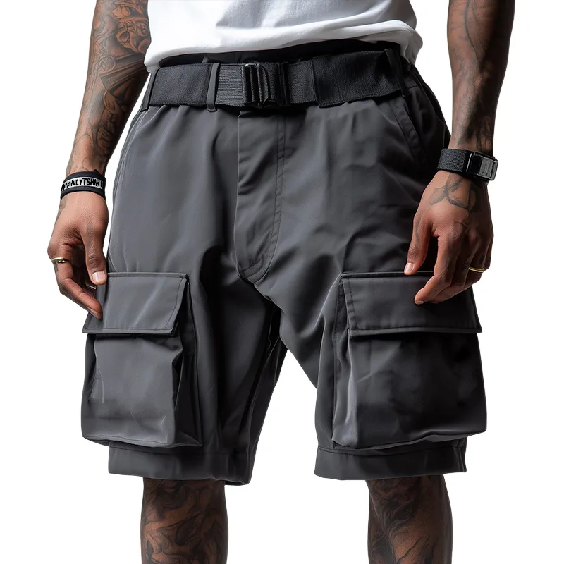 Men's Casual Functional Big Pocket Cargo Shorts MTA1004D4TO sold by Manly
