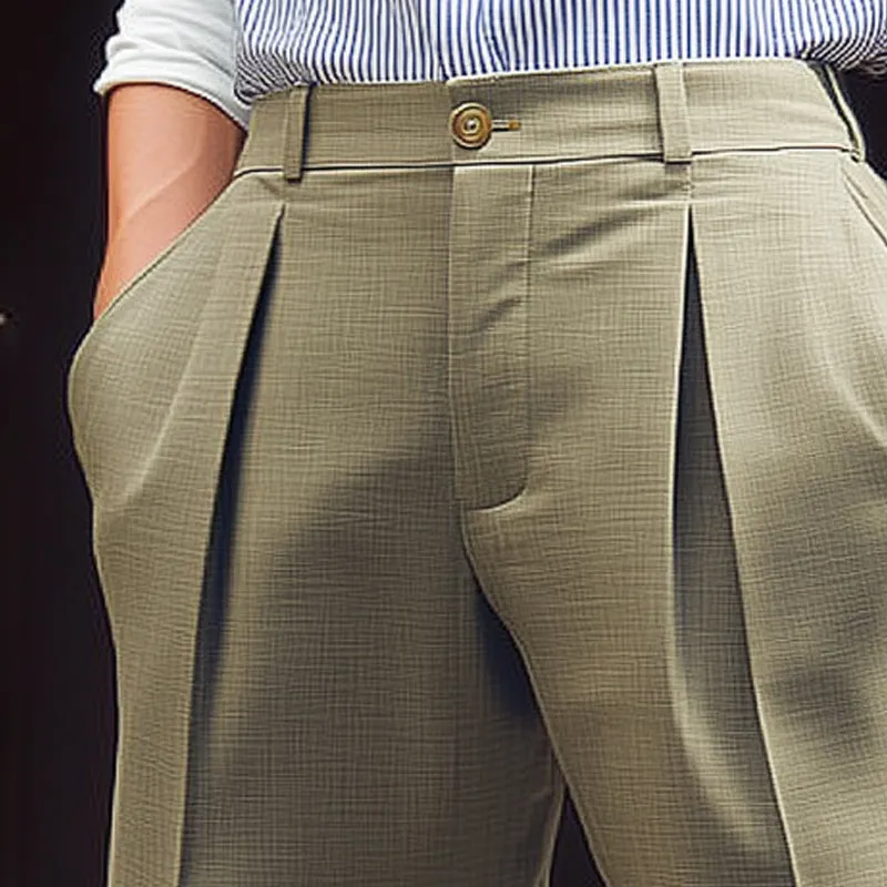 Men's Summer Basic Pleated Suit Shorts MTA1053D8U sold by Manly product image thumbnail 3