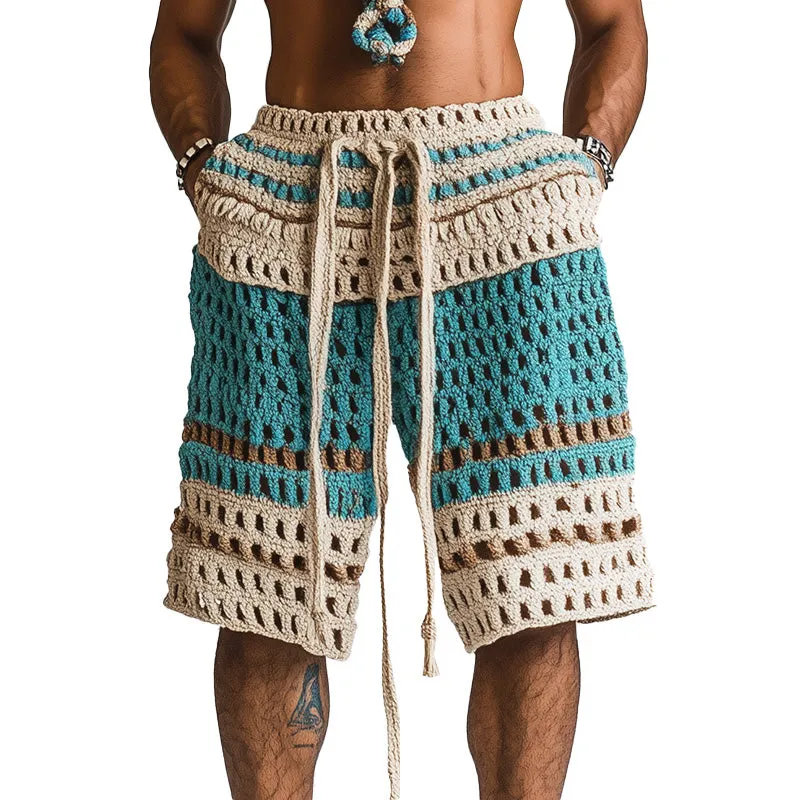 Men's Holiday Braided Beach Shorts MTA1061D7P sold by Manly