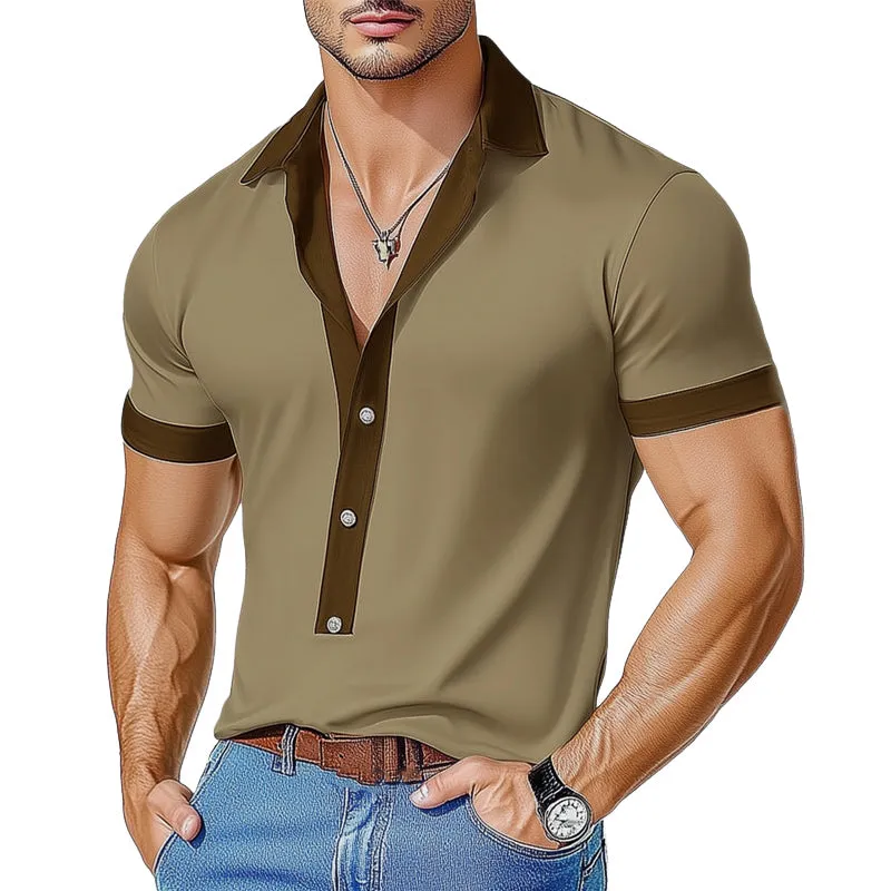 Men's Summer Stretch Fit Short Sleeve T-Shirt MTA1276D5U sold by Manly