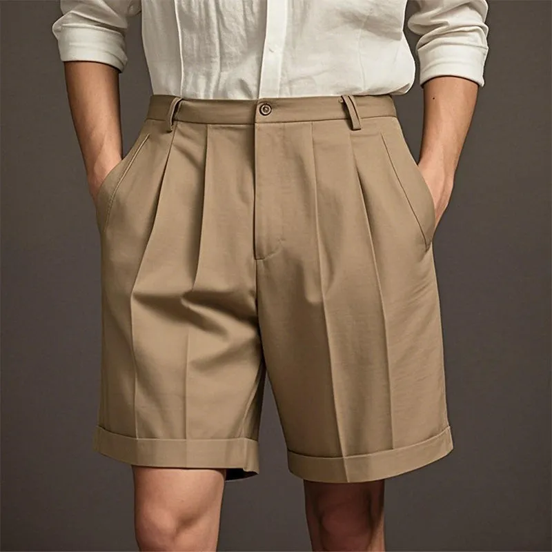 Men's stylish simple solid color cotton and linen casual sports shorts MTA1470D9P sold by Manly product image thumbnail 5