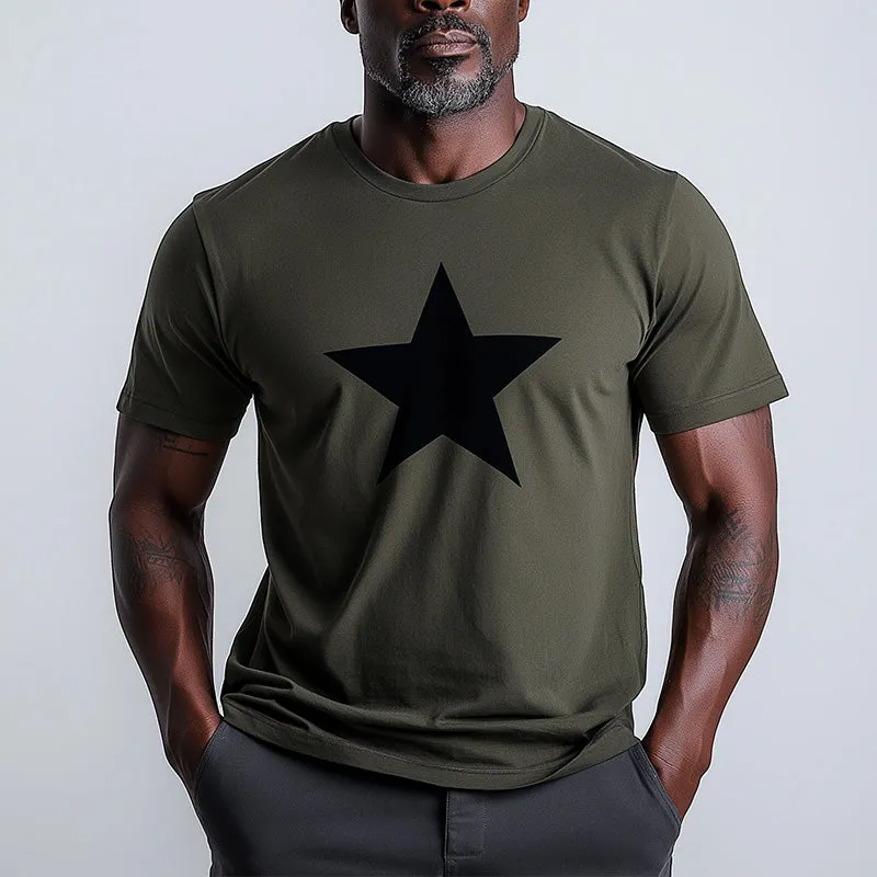 Men's Summer Fashion Printed Comfortable Breathable Short Sleeve T-shirt MTA1536D7P sold by Manly product image thumbnail 2