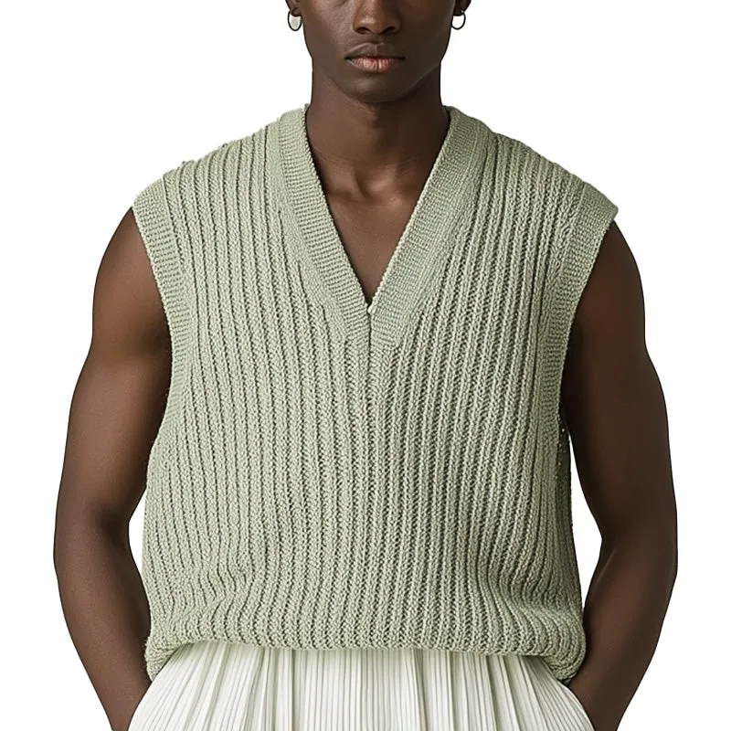 Men's Summer Fashion Simple Woven Vest MTA1527D2P sold by Manly