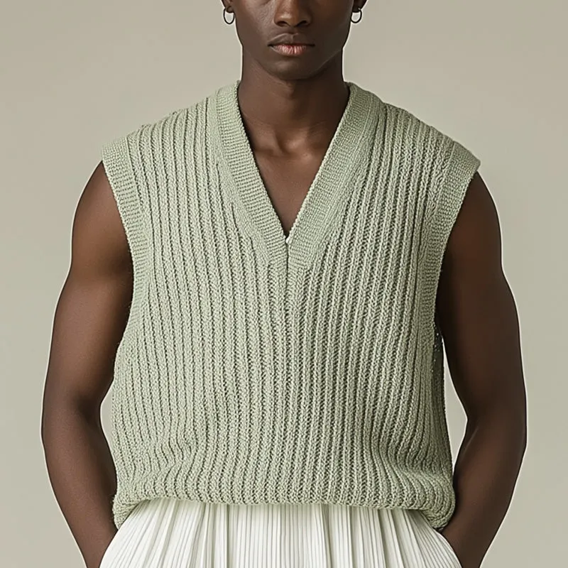 Men's Summer Fashion Simple Woven Vest MTA1527D2P sold by Manly product image thumbnail 2