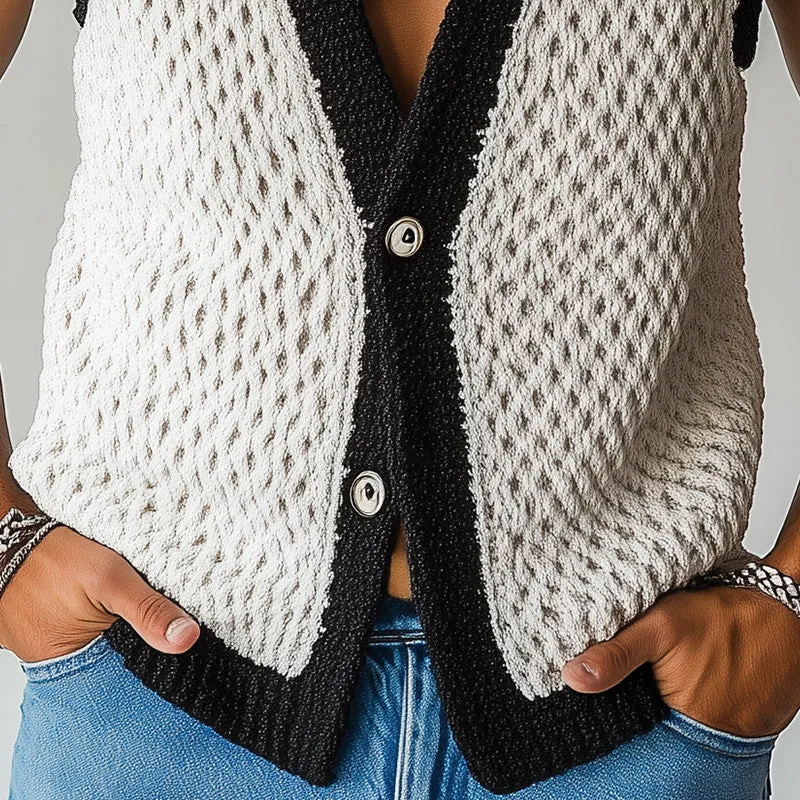 Men's Summer Fashion Simple Elegant Woven Vest MTA1506D8P sold by Manly product image thumbnail 4