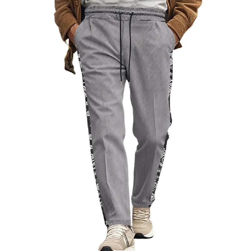Men's Contrast Corduroy Casual Pants MTA1415D3X sold by Manly