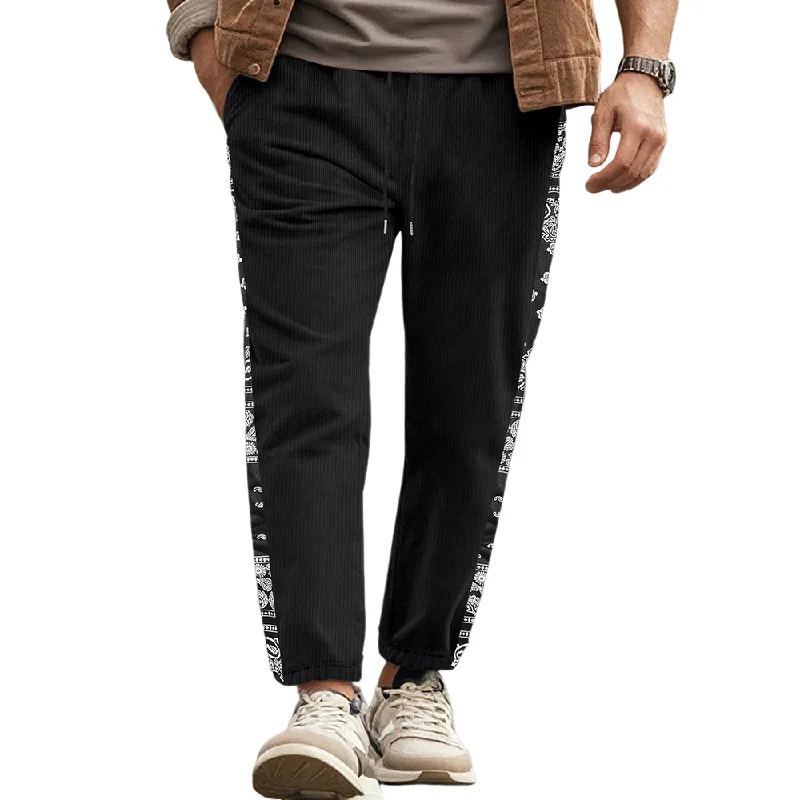 Men's Contrast Corduroy Casual Pants MTA1415D3X sold by Manly product image thumbnail 2