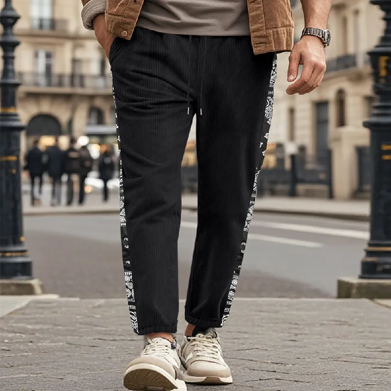 Men's Contrast Corduroy Casual Pants MTA1415D3X sold by Manly product image thumbnail 5