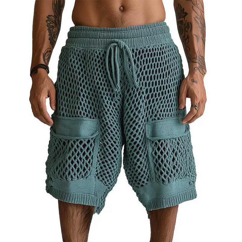 Men's Summer Fashionable and Comfortable Woven Beach Shorts MTA1878D0P sold by Manly