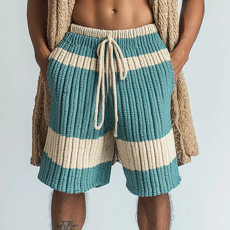 Men's Summer Fashionable and Comfortable Woven Beach Shorts MTA1841D0P sold by Manly product image thumbnail 2