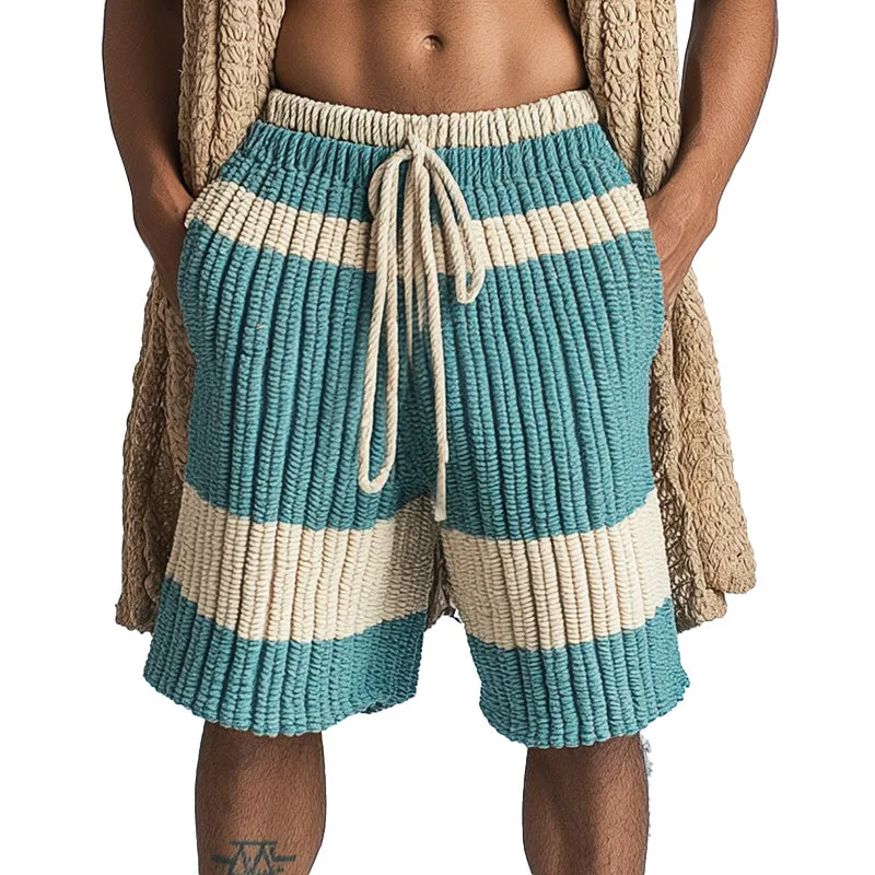 Men's Summer Fashionable and Comfortable Woven Beach Shorts MTA1841D0P sold by Manly