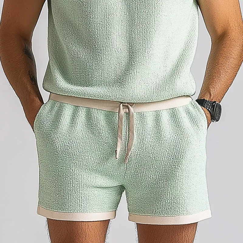 Men's Summer Fashion Comfortable Thin Woven Set MTA1800D5P sold by Manly product image thumbnail 4