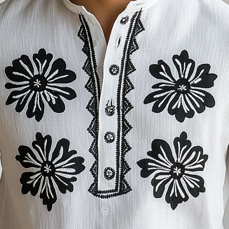 Men's Summer Fashion Comfortable Printed Short Sleeve T-shirt MTA1879D9P sold by Manly product image thumbnail 3