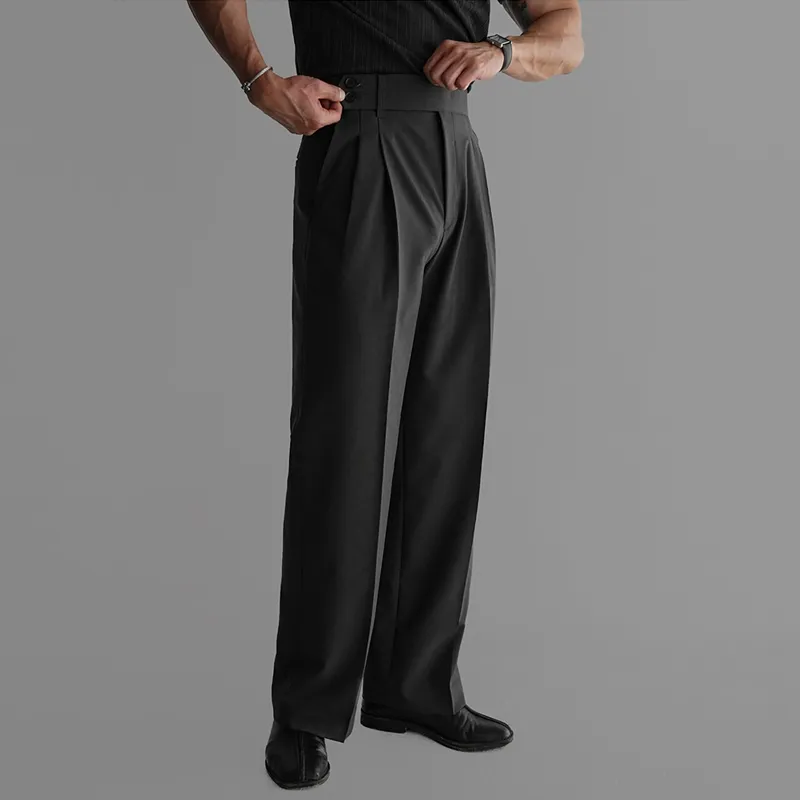 Men's Solid Color Straight Suit Pants MTA1741D0Z sold by Manly product image thumbnail 2