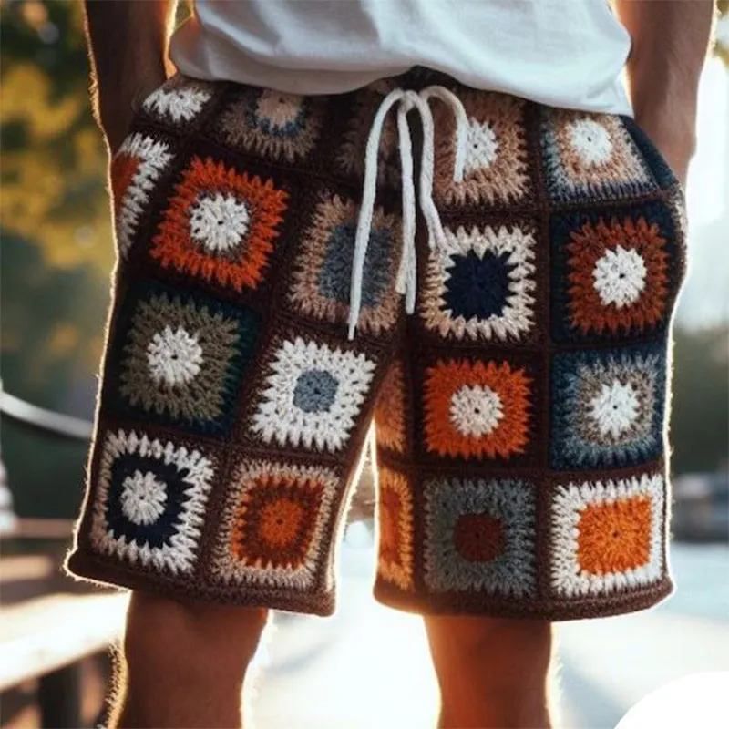 Men's Summer Fashion Jacquard Knitted Shorts MTA1705D7U sold by Manly product image thumbnail 2