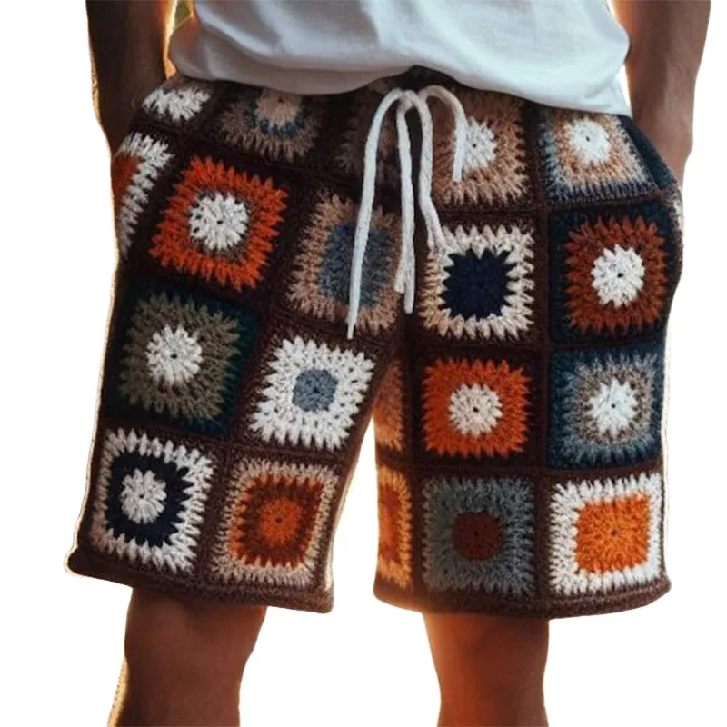 Men's Summer Fashion Jacquard Knitted Shorts MTA1705D7U sold by Manly