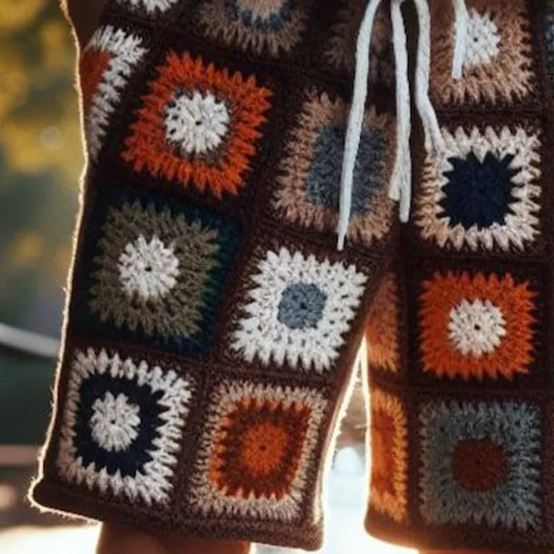 Men's Summer Fashion Jacquard Knitted Shorts MTA1705D7U sold by Manly product image thumbnail 3