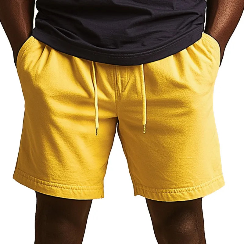 Men's Summer Fashion Personality Solid Color Casual Shorts MTA1636D7P sold by Manly