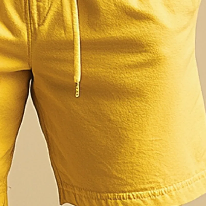 Men's Summer Fashion Personality Solid Color Casual Shorts MTA1636D7P sold by Manly product image thumbnail 4