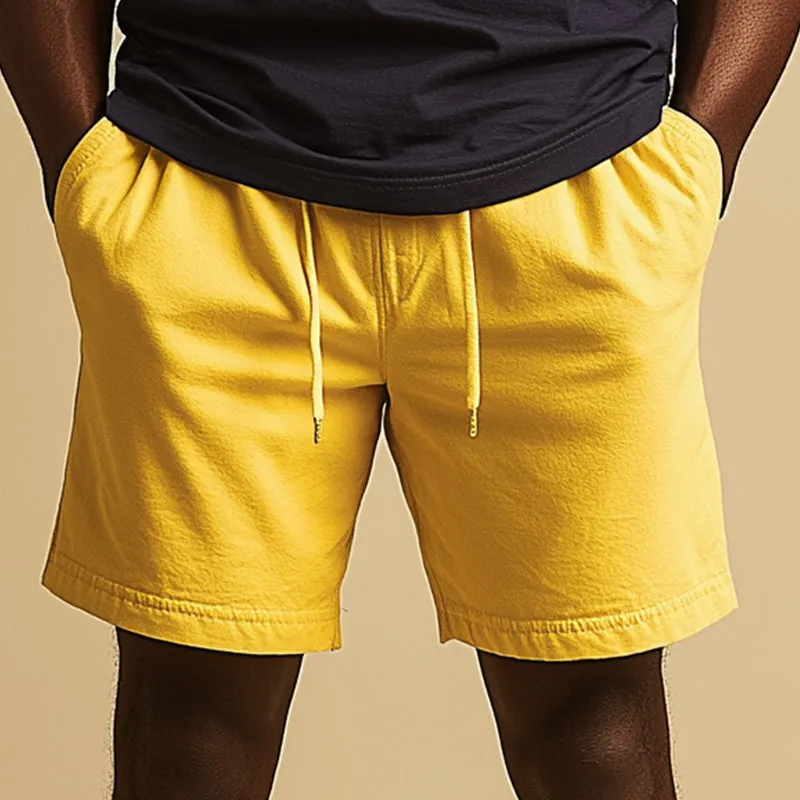 Men's Summer Fashion Personality Solid Color Casual Shorts MTA1636D7P sold by Manly product image thumbnail 2
