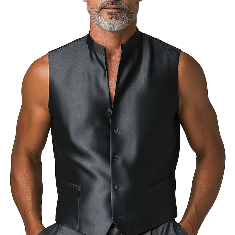 Men's Summer Fashion Elegant Solid Color Comfortable Tank Top MTA2102D9P sold by Manly