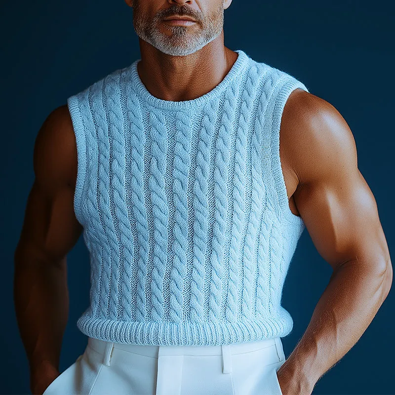 Men's Summer Fashion Lightweight Breathable Woven Tank Top MTA2191D9P sold by Manly product image thumbnail 2