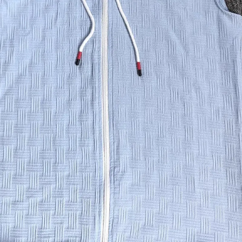 Men's Solid Color Casual Zipper Hooded Vest MTA2159D4X sold by Manly product image thumbnail 4