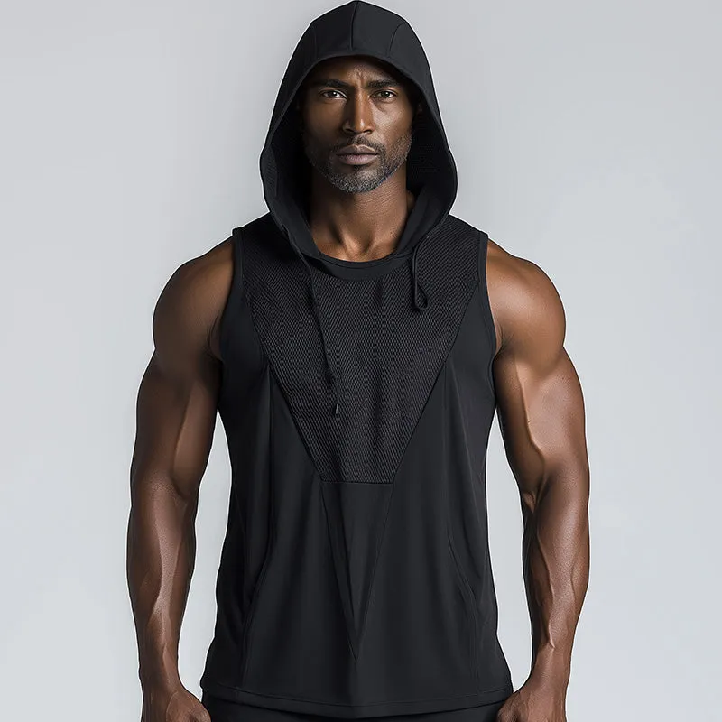 Men's Summer Mesh Splicing Breathable Sweat-Wicking Sports Tank Top MTA2302D3P sold by Manly product image thumbnail 2