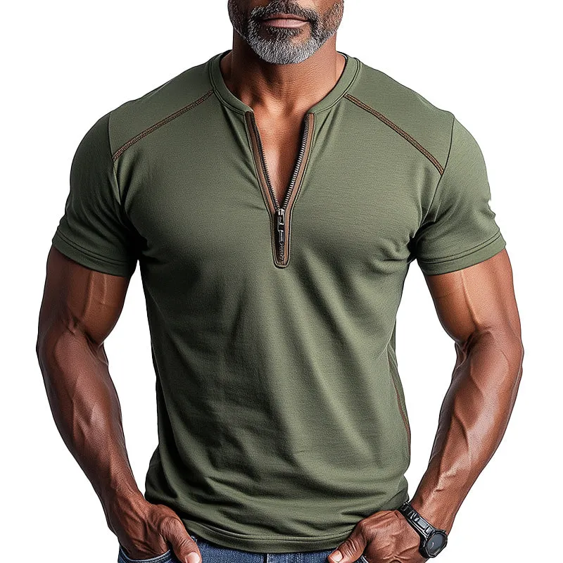 Men's Summer Slim Fit Moisture Wicking Short Sleeve Sports Polo Shirt MTA2357D1P sold by Manly