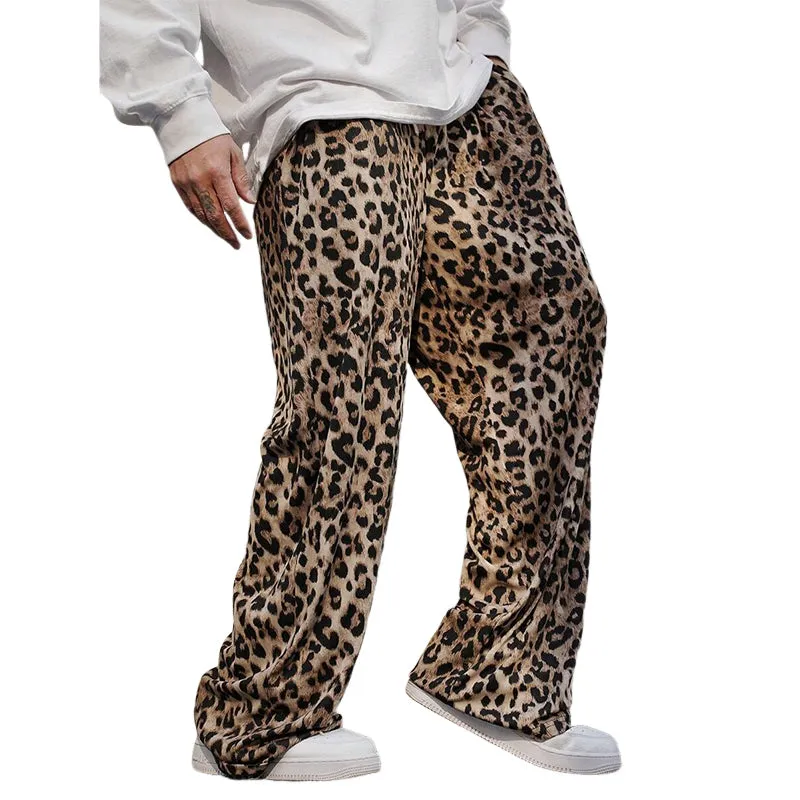 Men's Casual Leopard Print Loose Pants MTA2364D4X sold by Manly