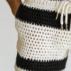 Men's Summer Striped Hollow Breathable Comfortable Knitted Shorts MTA2279D9P sold by Manly