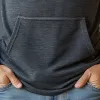 Men's Summer Cotton and Linen Blended Hooded Sports Tank Top MTA2409D3P sold by Manly