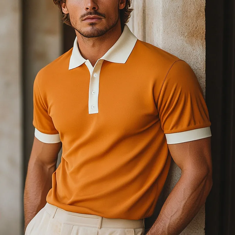 Men's Summer Classic POLO Collar Short Sleeve T-Shirt MTA2495D1U sold by Manly product image thumbnail 2