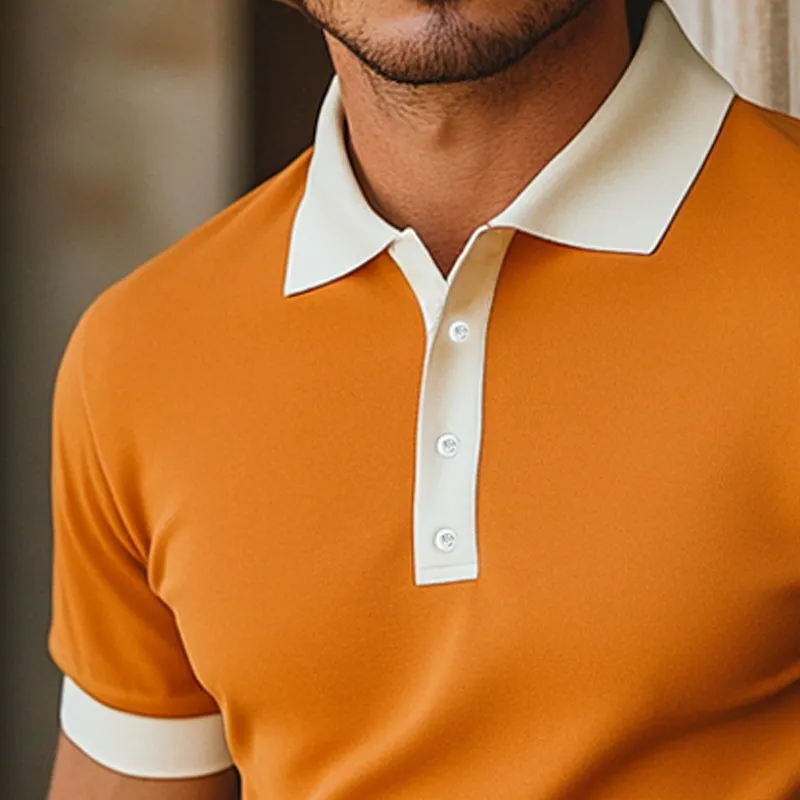 Men's Summer Classic POLO Collar Short Sleeve T-Shirt MTA2495D1U sold by Manly product image thumbnail 3