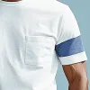 Men's Summer Fashion Simple Cotton Blend Short-Sleeved Casual Sports T-Shirt MTA2584D5P sold by Manly