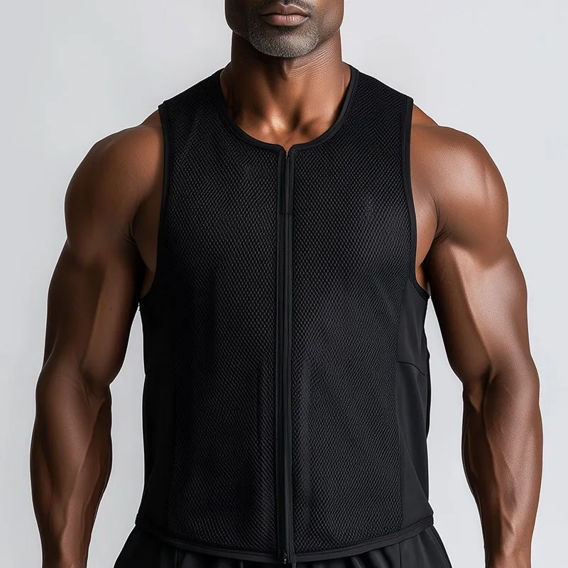 Men's Summer Fashion Splicing Breathable Quick-Drying Sports Tank Top MTA2541D8P sold by Manly product image thumbnail 2