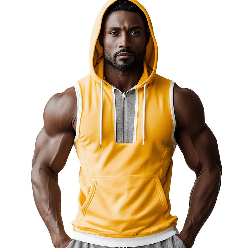 Men's Summer Fashion Blended Splicing Sports Tank Top MTA2514D8P sold by Manly