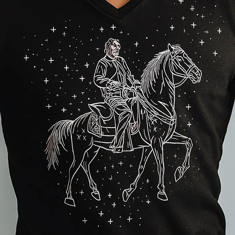 Men's Summer Western Cowboy Style Printed Blended Short-Sleeved T-Shirt MTA2817D3P sold by Manly product image thumbnail 3