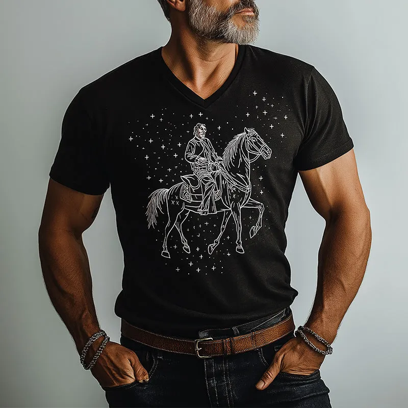 Men's Summer Western Cowboy Style Printed Blended Short-Sleeved T-Shirt MTA2817D3P sold by Manly product image thumbnail 2