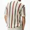 Men's Casual Striped Pullover Knitted Short Sleeve POLO Shirt MTA2789D1X sold by Manly