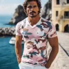 Men's Summer Fashion Casual Cotton Blended Camouflage Print Slim Fit Short Sleeve T-Shirt MTA2750D3K sold by Manly