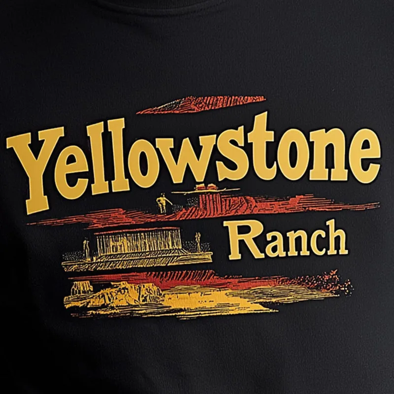 Men's Summer Western Cowboy Style Printed Blended Short-Sleeved T-Shirt MTA2907D0P sold by Manly product image thumbnail 3